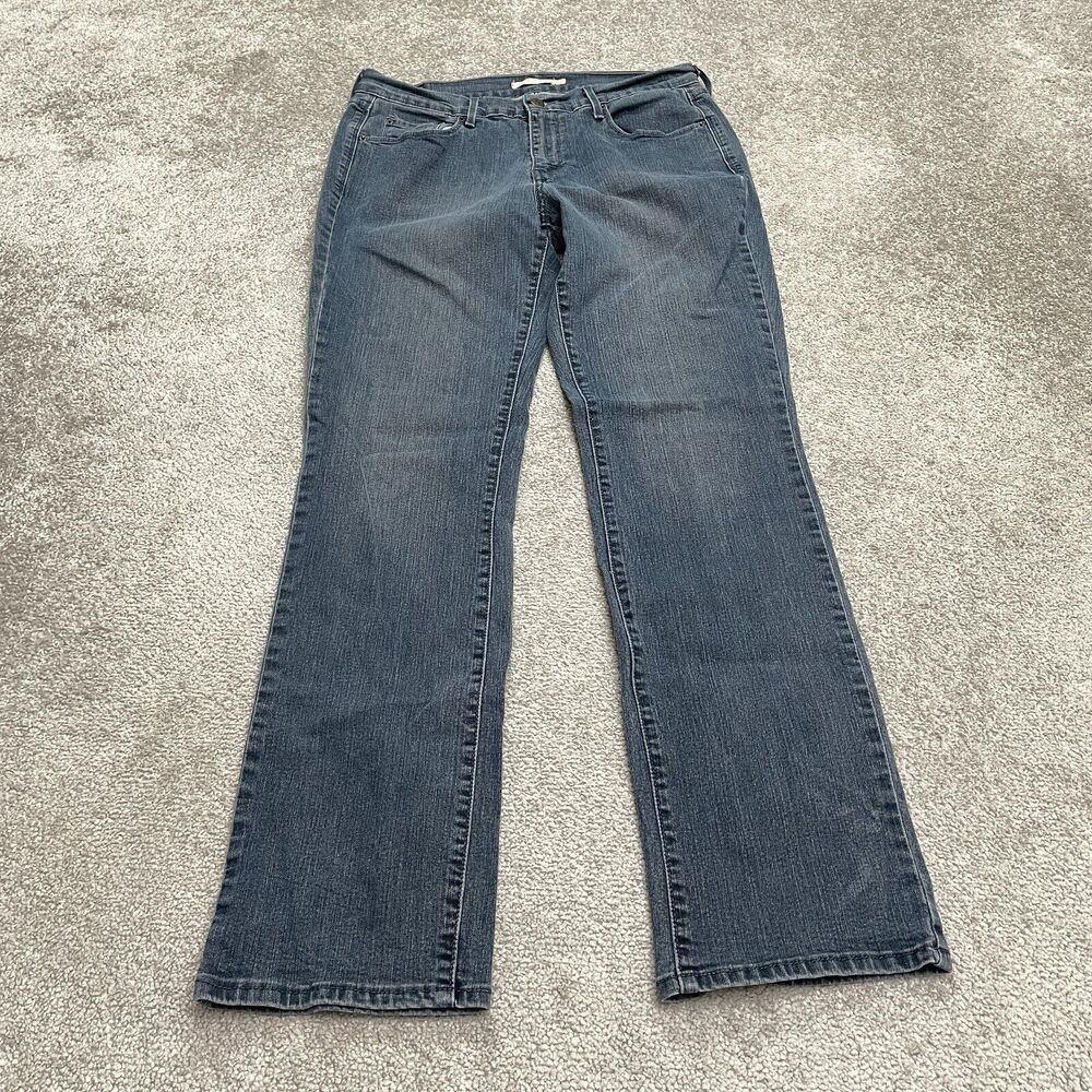 Levi's 505 Straight Denim Jeans Womens 10 Blue Cotton Casual Mid Rise 31x30.5